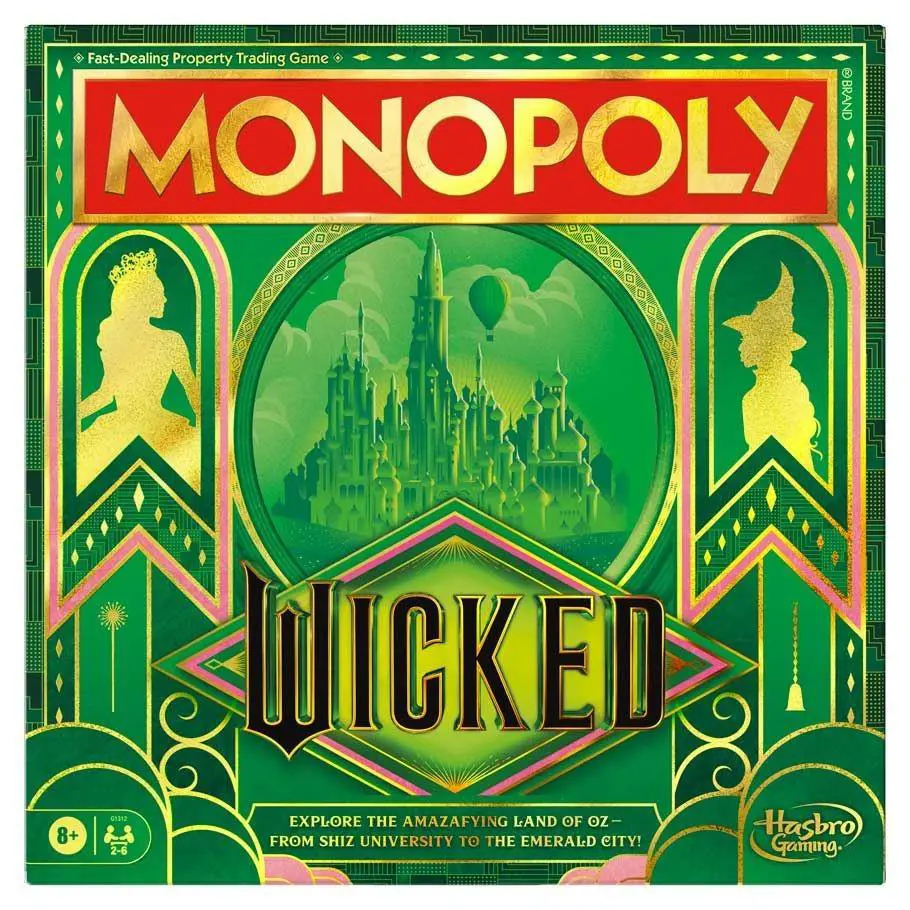 Hasbro Monopoly Wicked Edition Board Game Family