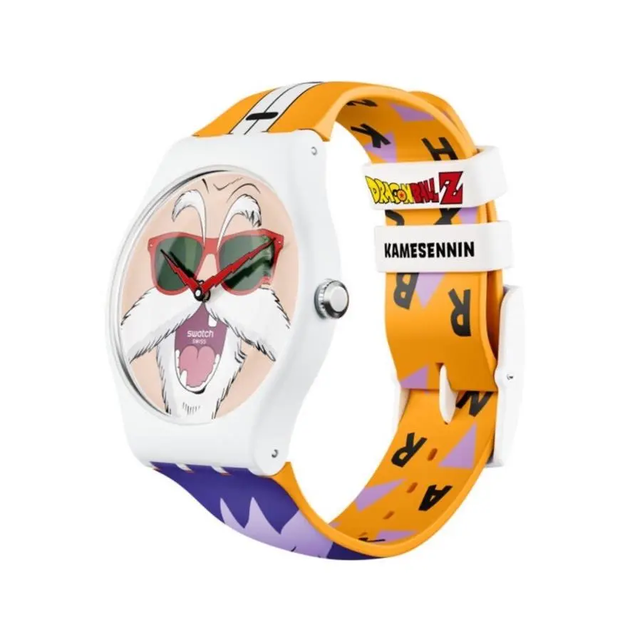 Mens  Kamesennin Purple Dragon Ball Z Watch SUOZ346 by Swatch