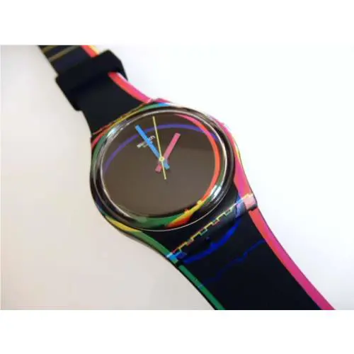 Red Shore Stunning 2021 Swatch with Colorful Silicone Strap Nib-rare