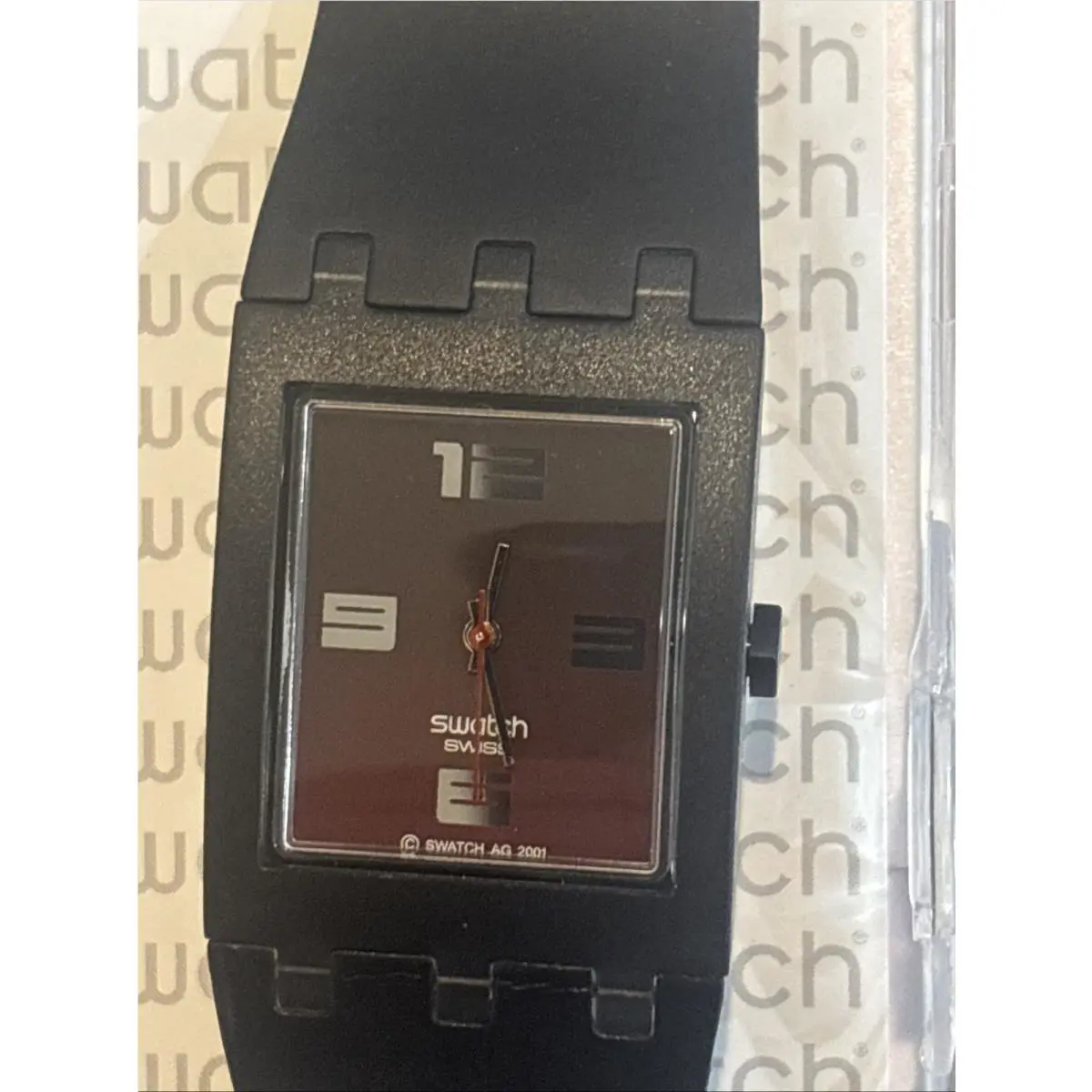 Swatch Watch SUAG101 Aigre-doux+neu/new Battery. Niob with Papers