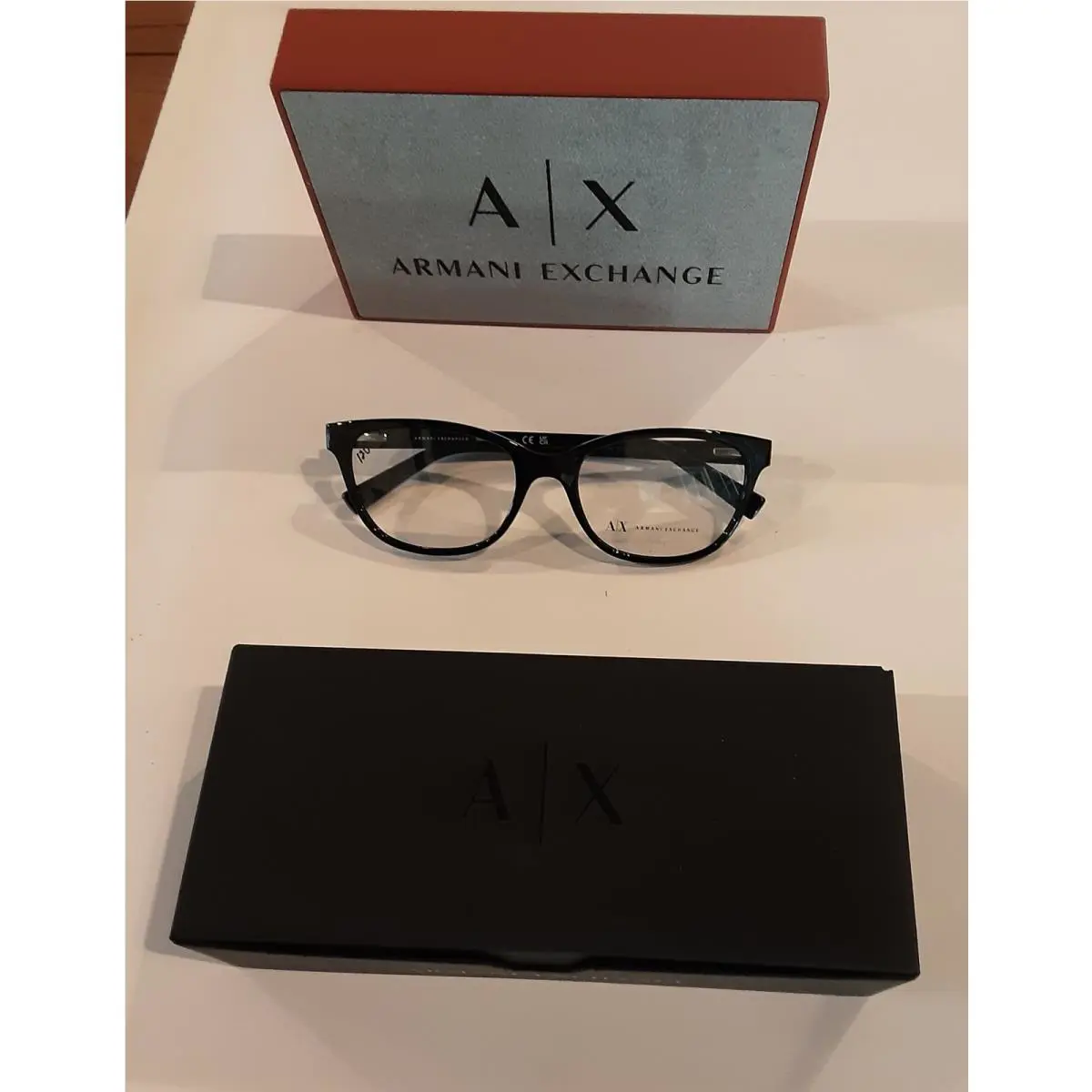 Armani Exchange AX 3037 8158 Eyeglasses Frames Mens Black 53-17-140