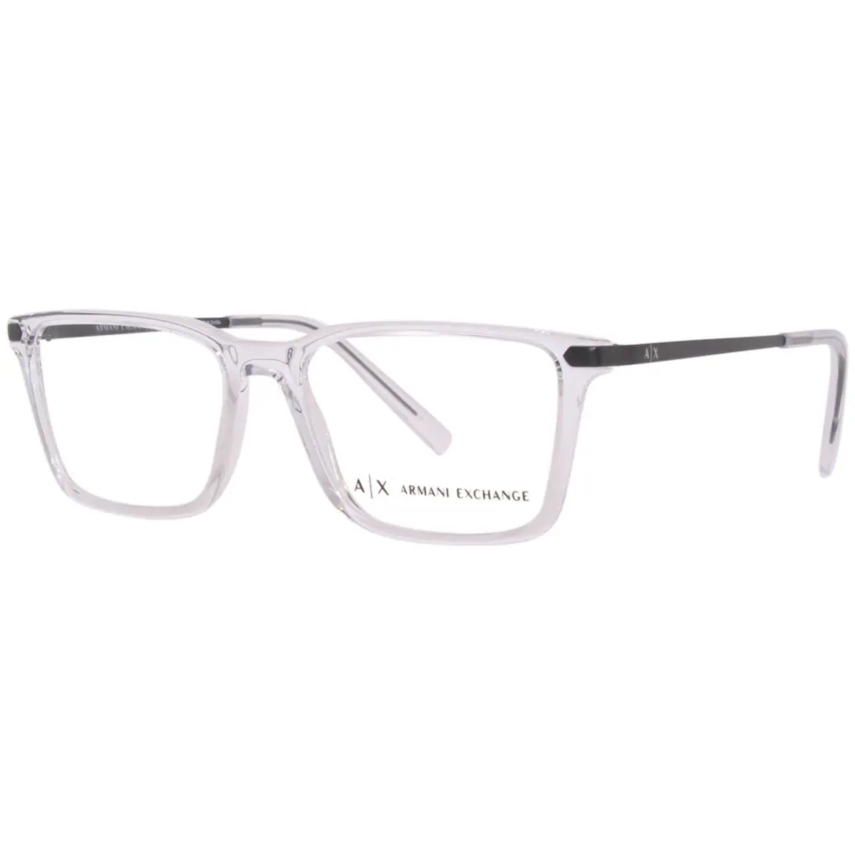 Armani Exchange AX3077 8333 Eyeglasses Frame Men`s Crystal Full Rim 54mm