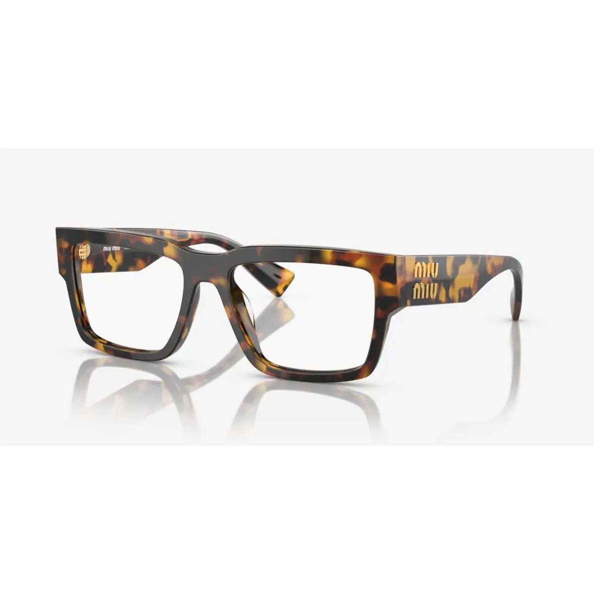 Miu Miu MU 02XV VAU1O1 Honey Tortoise Gold 54mm Eyeglasses Rxable