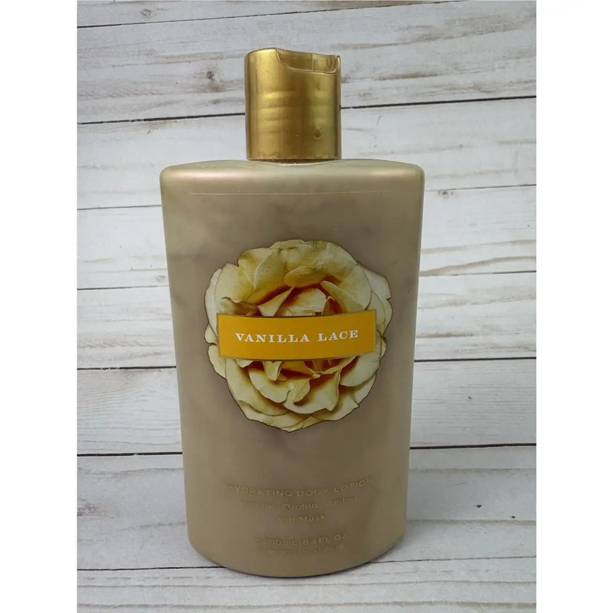 Victoria`s Secret Vanilla Lace Vanilla Orchid Amber Musk 8.4 Oz Body Lotion Full