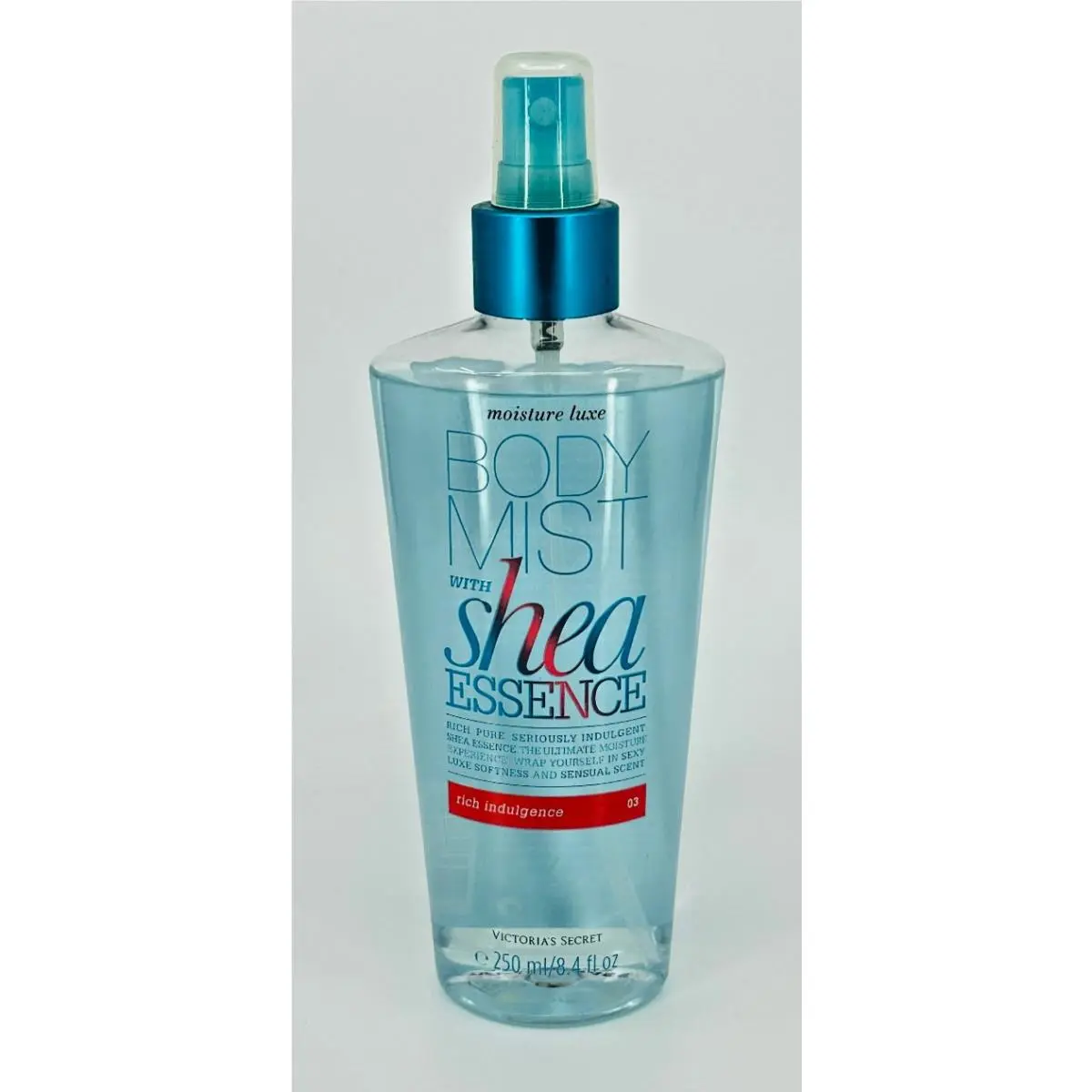 Victoria`s Secret Rich Indulgence Body Mist W/shea Essence 8.4 fl oz Rare