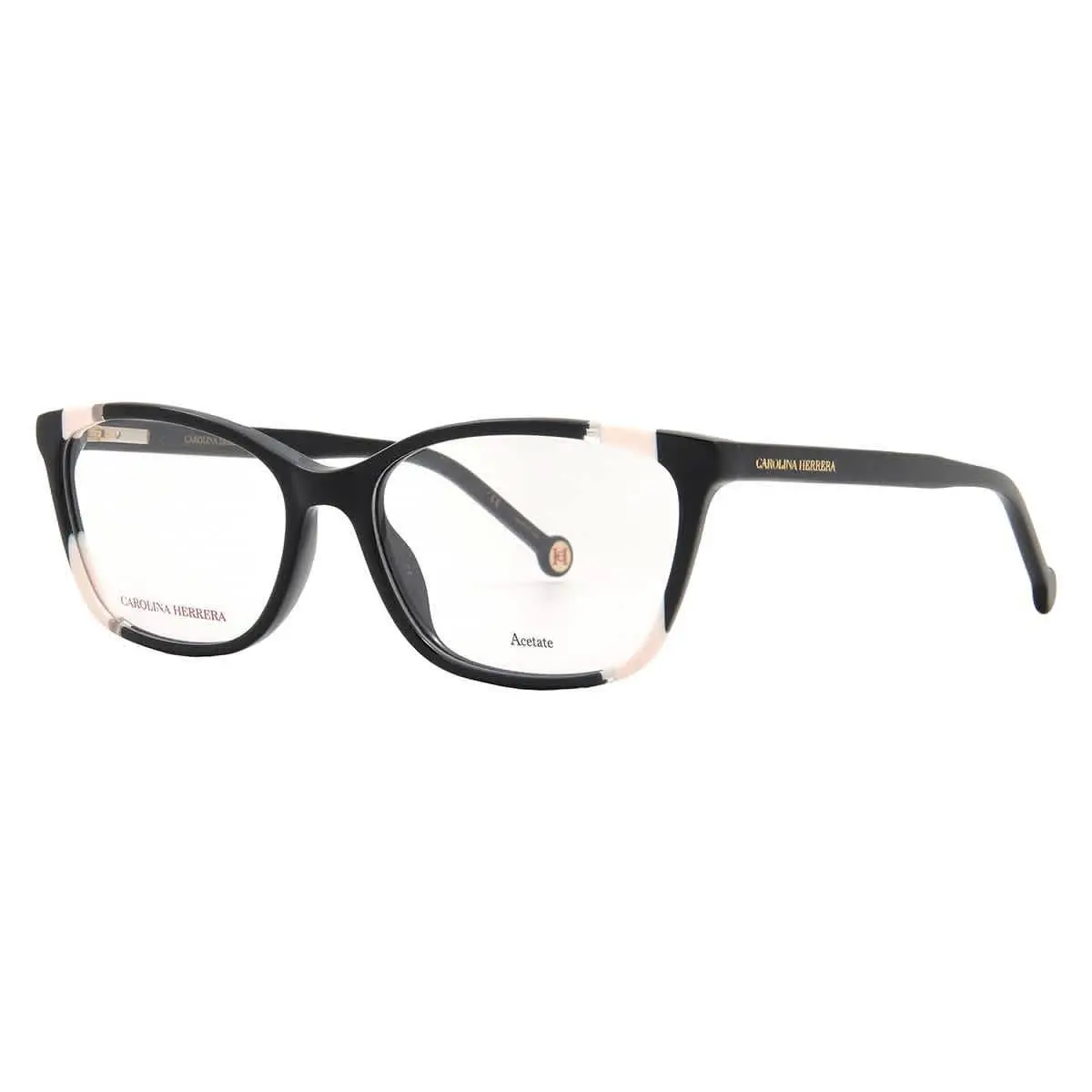 Carolina Herrera Demo Cat Eye Ladies Eyeglasses Her 0124 0KDX 54 Her 0124 0KDX