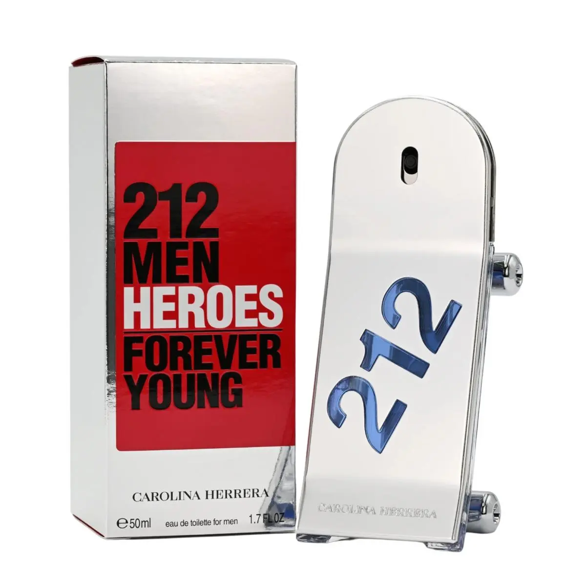 212 Men Heroes Forever Young by Carolina Herrera Cologne Edt 1.7 oz
