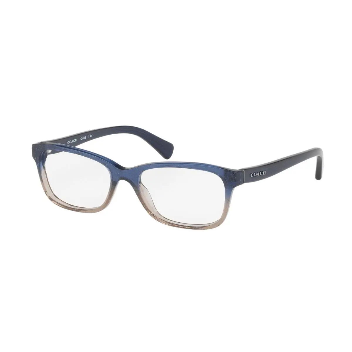 Coach HC6089 5474 Denim Taupe Giitter Grad Demo Lens 51 mm Women`s Eyeglasses