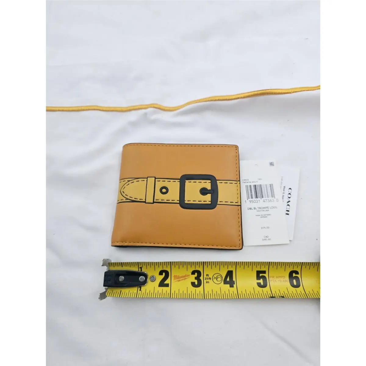 Coach Papaya Multi-leather Wallet C9023 Retail