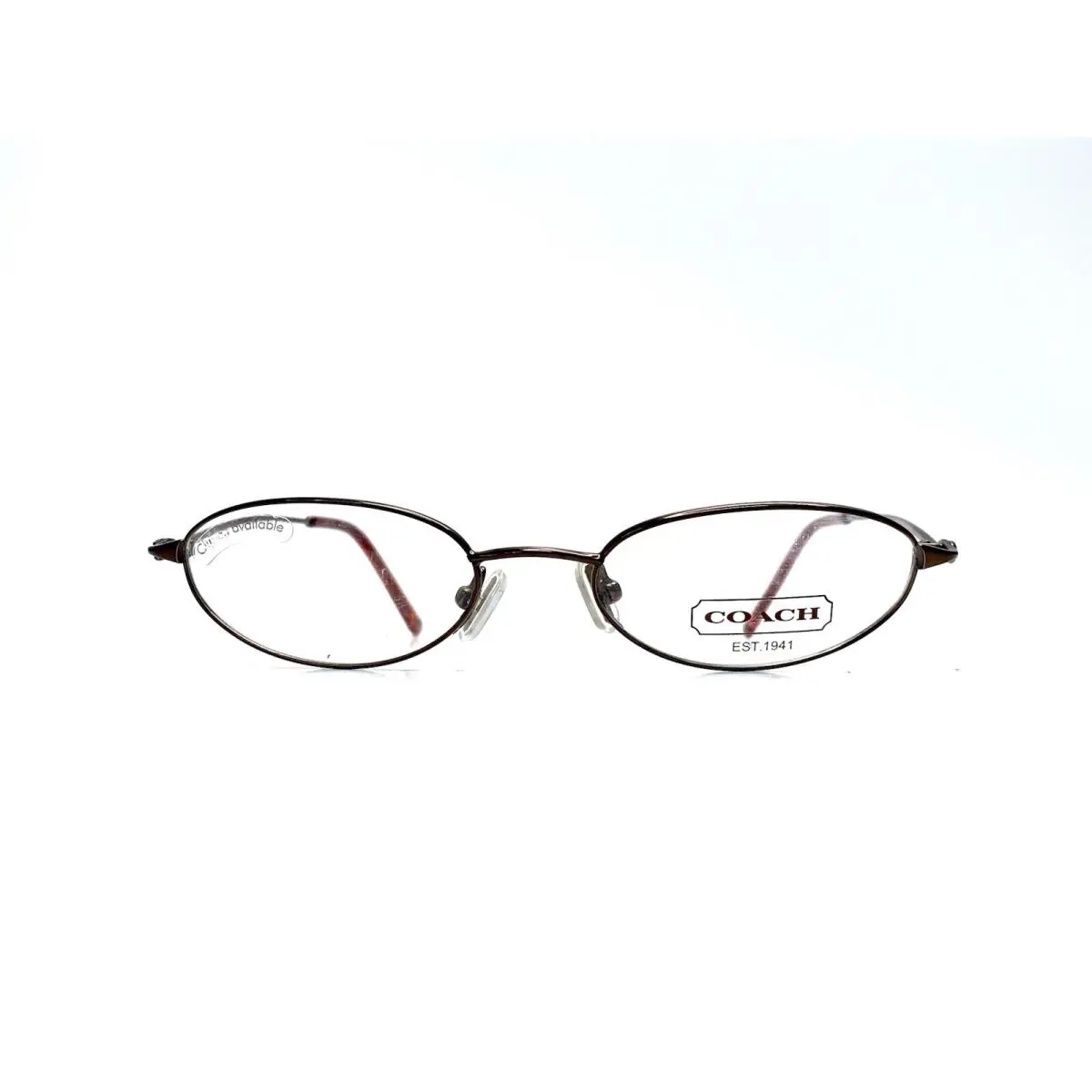 Coach Brown Metal Almond Petite Glasses Cassidy 301 Tan 48 17 135