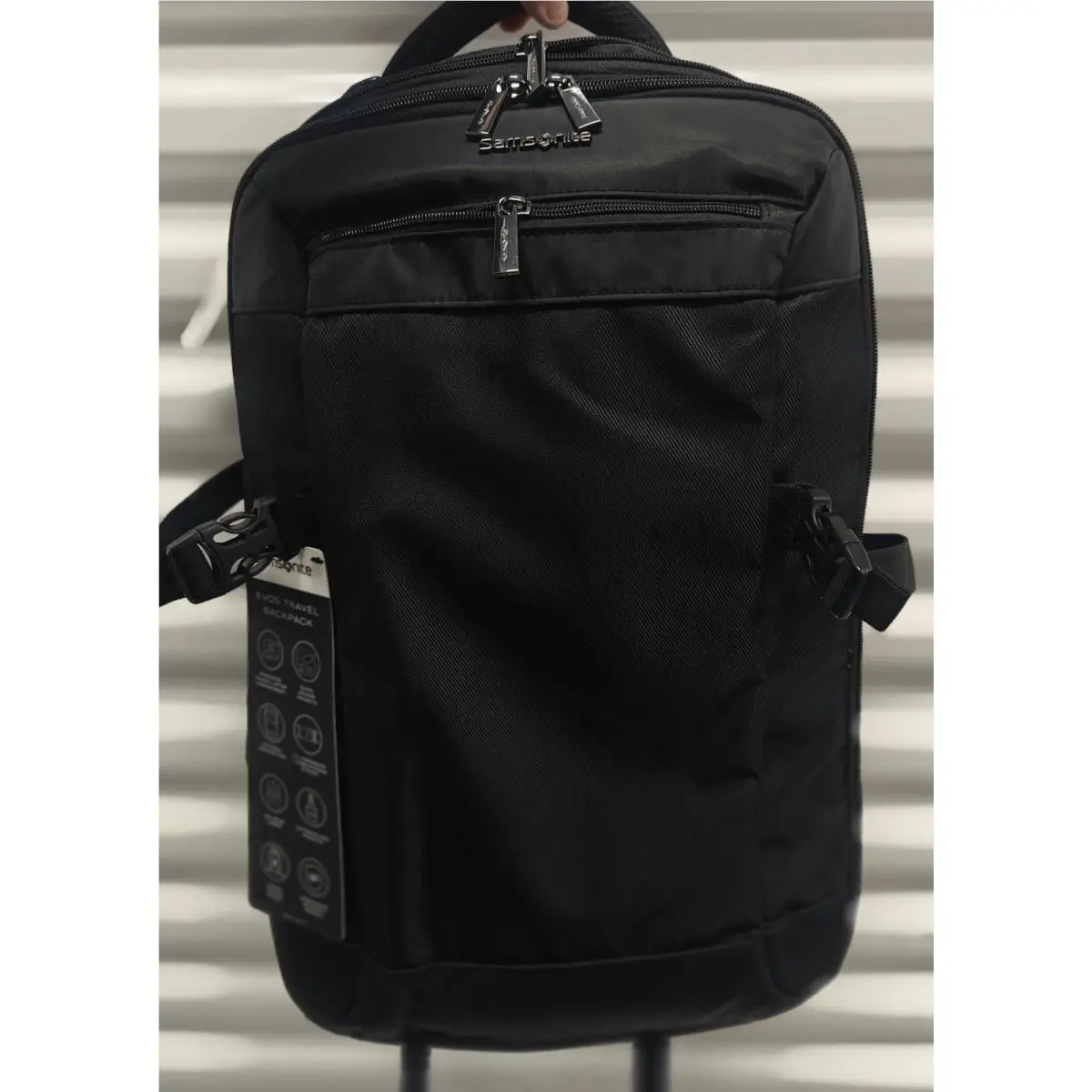 Samsonite 160432-1041 15.6 Evos Travel Backpack Black