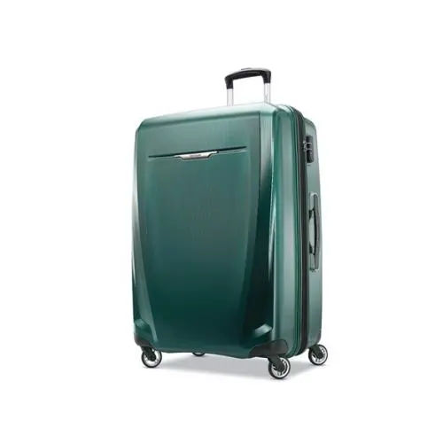 Samsonite Winfield 3 Dlx 28 Checked Hardside Luggage Spinner Emerald