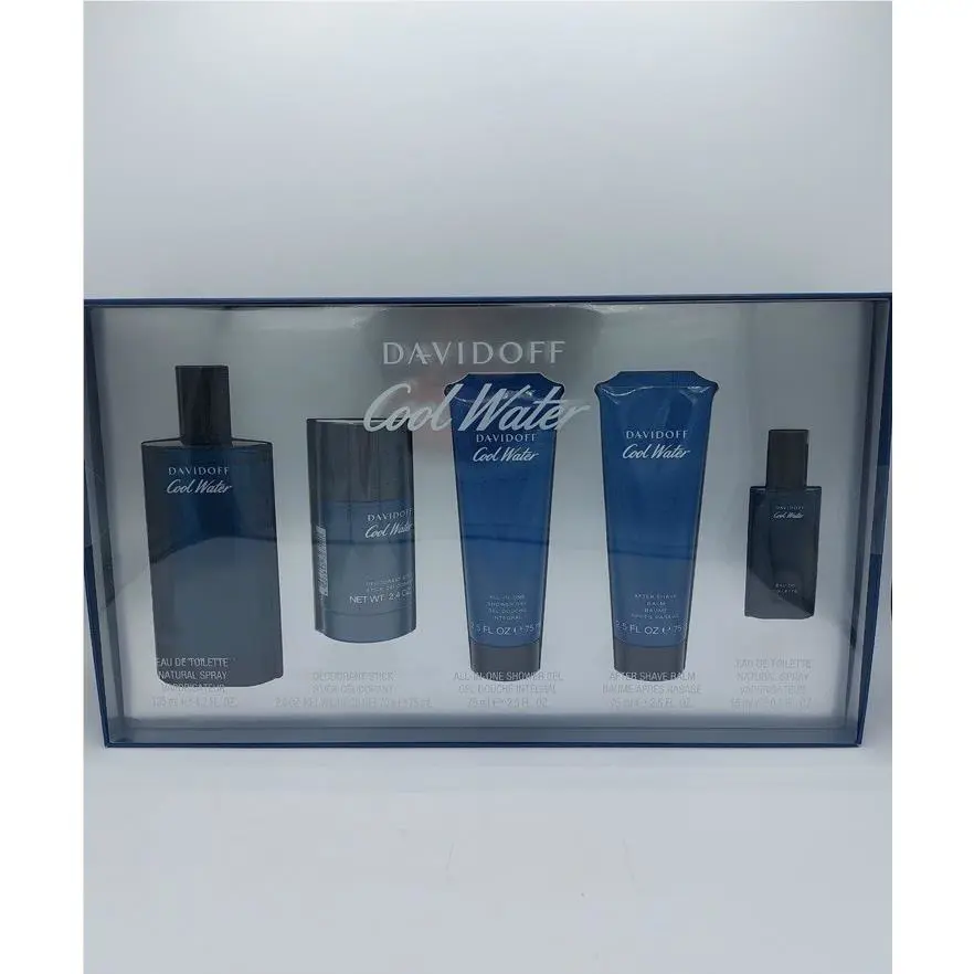 Davidoff Cool Water 5pcs Giftset For Men Edt Spray
