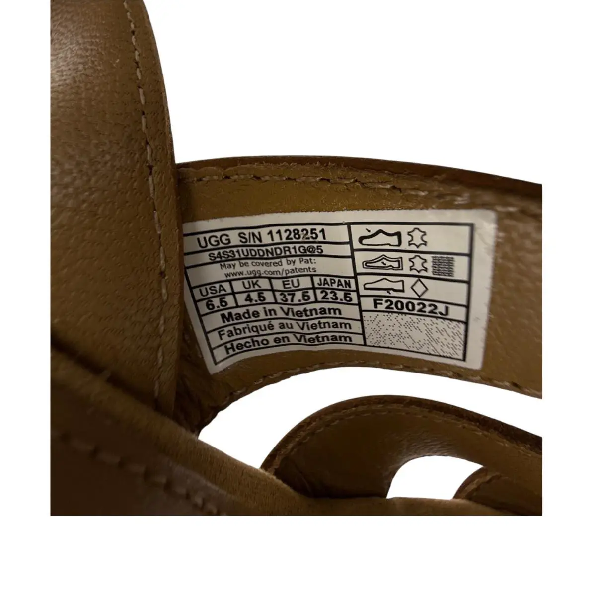 UGG shoes - UGG Careena - Careena - 1128251 - Tan (UPC: 195719422127) 7