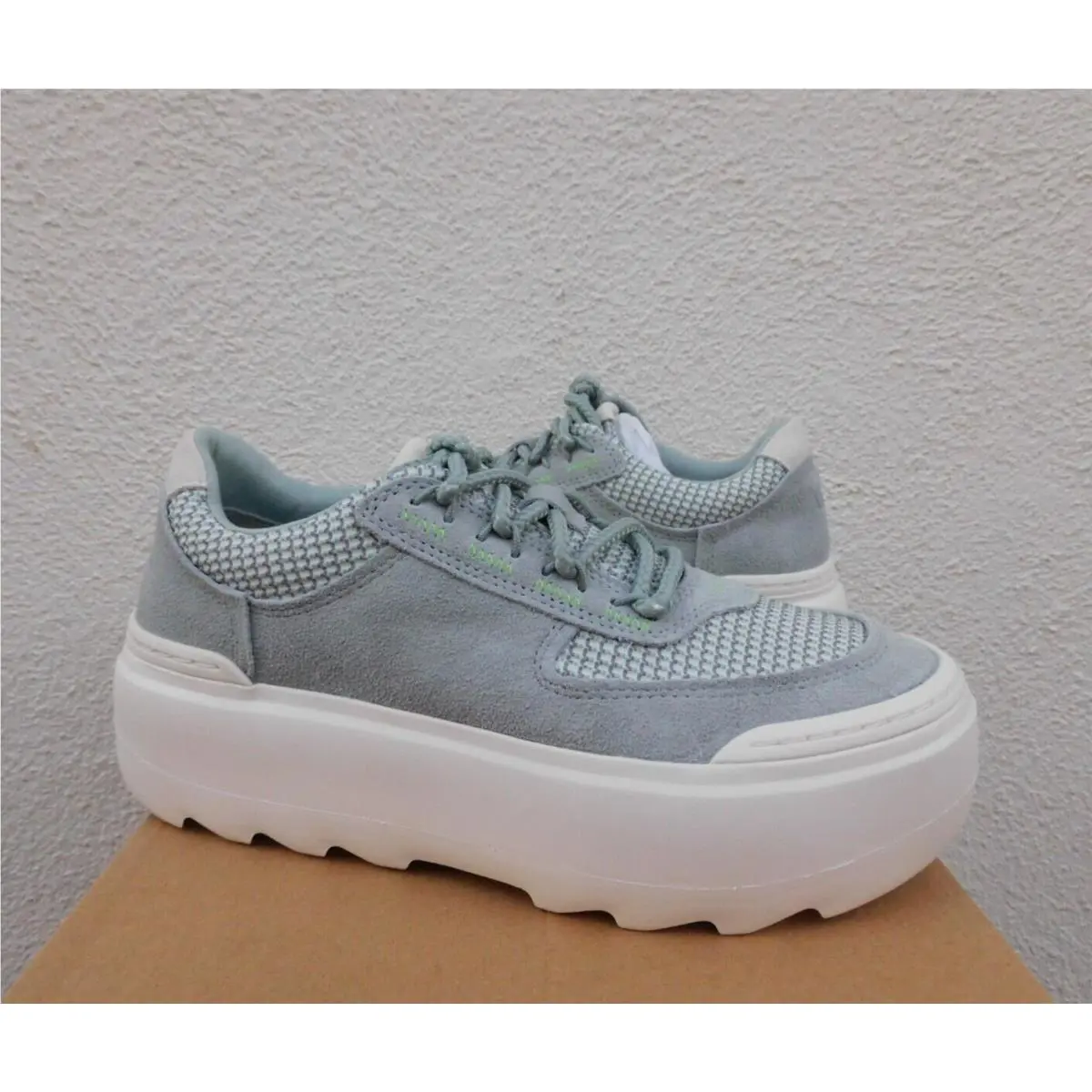 UGG shoes - UGG Marin Lace Platform Sneaker - Greyhound (UPC: 196565500229) 1