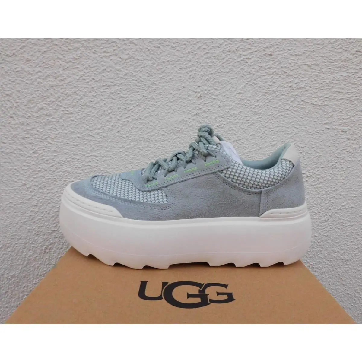 UGG shoes - UGG Marin Lace Platform Sneaker - Greyhound (UPC: 196565500151) 0