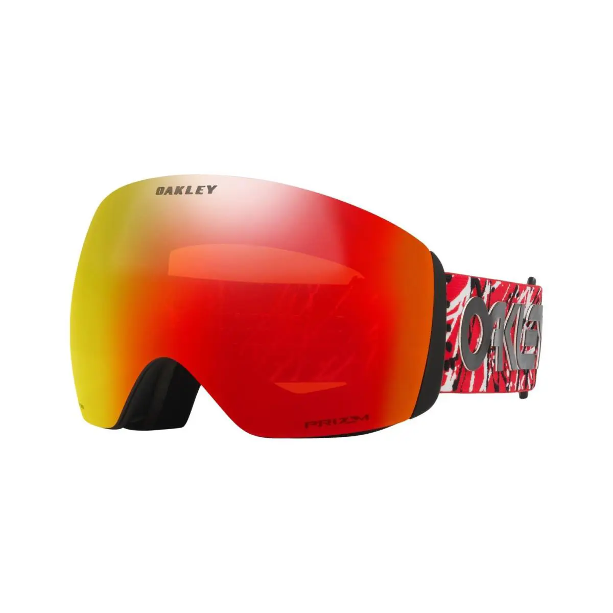 Flight Deck L Prizm Goggles Red Eddie/prizm Snow Torch Iridium One by Oakley