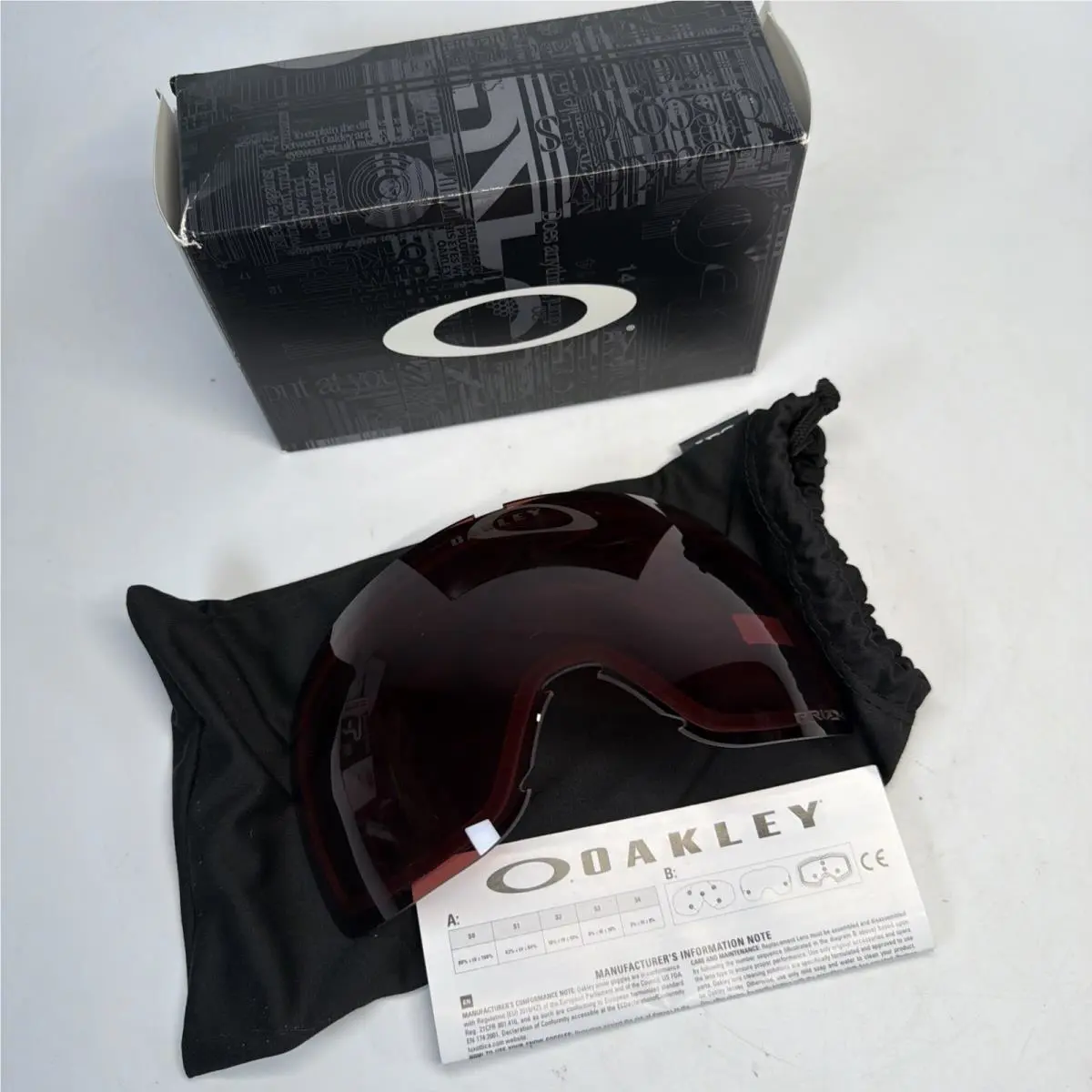 Flight Tracker XL Replacement Lens Prizm Garnet - Open/dmg Box by Oakley