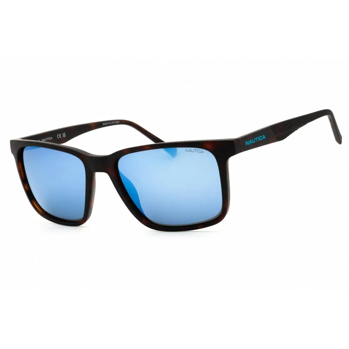 Nautica N6259S N 206 Dark Havana/blue Mirror 55-17-145 Sunglasses