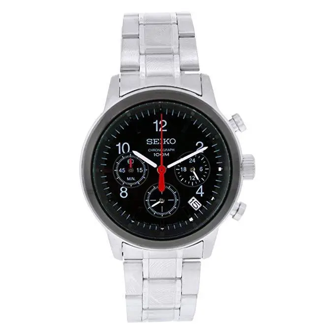 Seiko SSB011 Men`s Quartz Stainless Steel Casual Watch Color:silver-toned