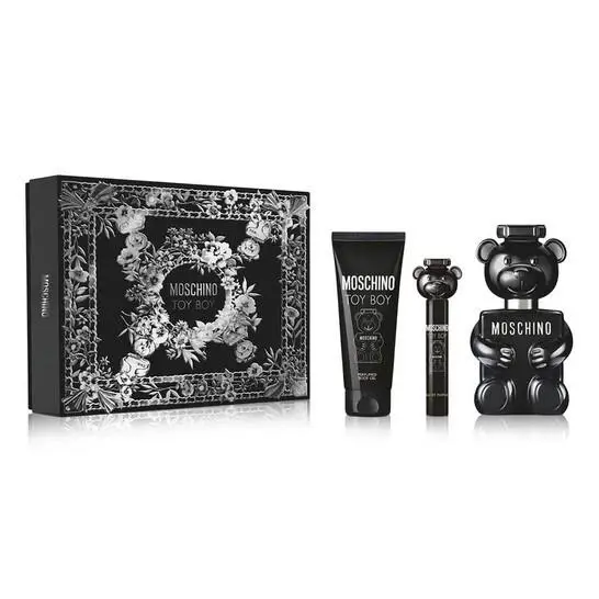 Moschino Toy Boy Men 3 Pcs Set - 3.4 Oz Edp + 3.4 OZ Shower Gel + 0.33OZ Edp
