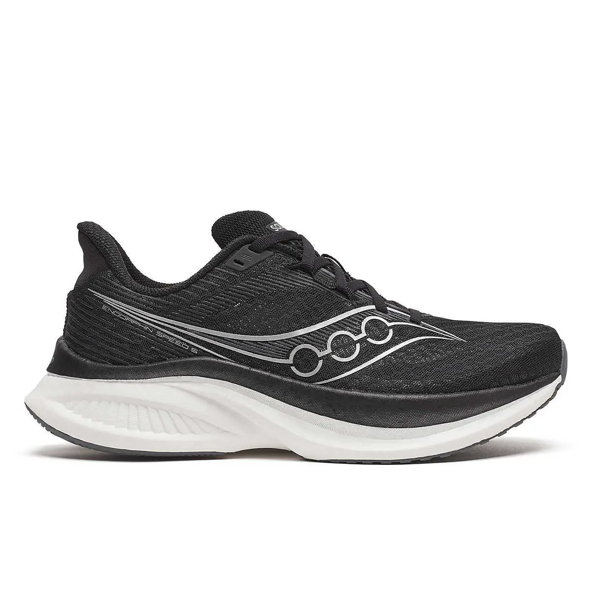 Saucony Men`s Endorphin Speed 5 Athletic Shoes Various Colors - Black/White