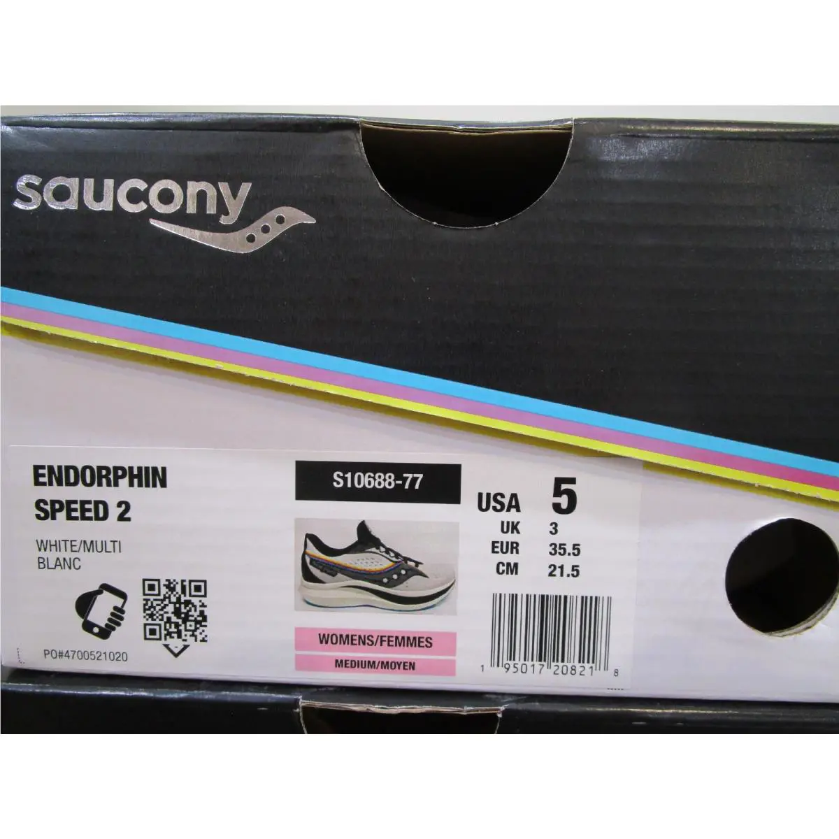 Saucony shoes - S10688-77 - S10688-77 - White/Multi 11