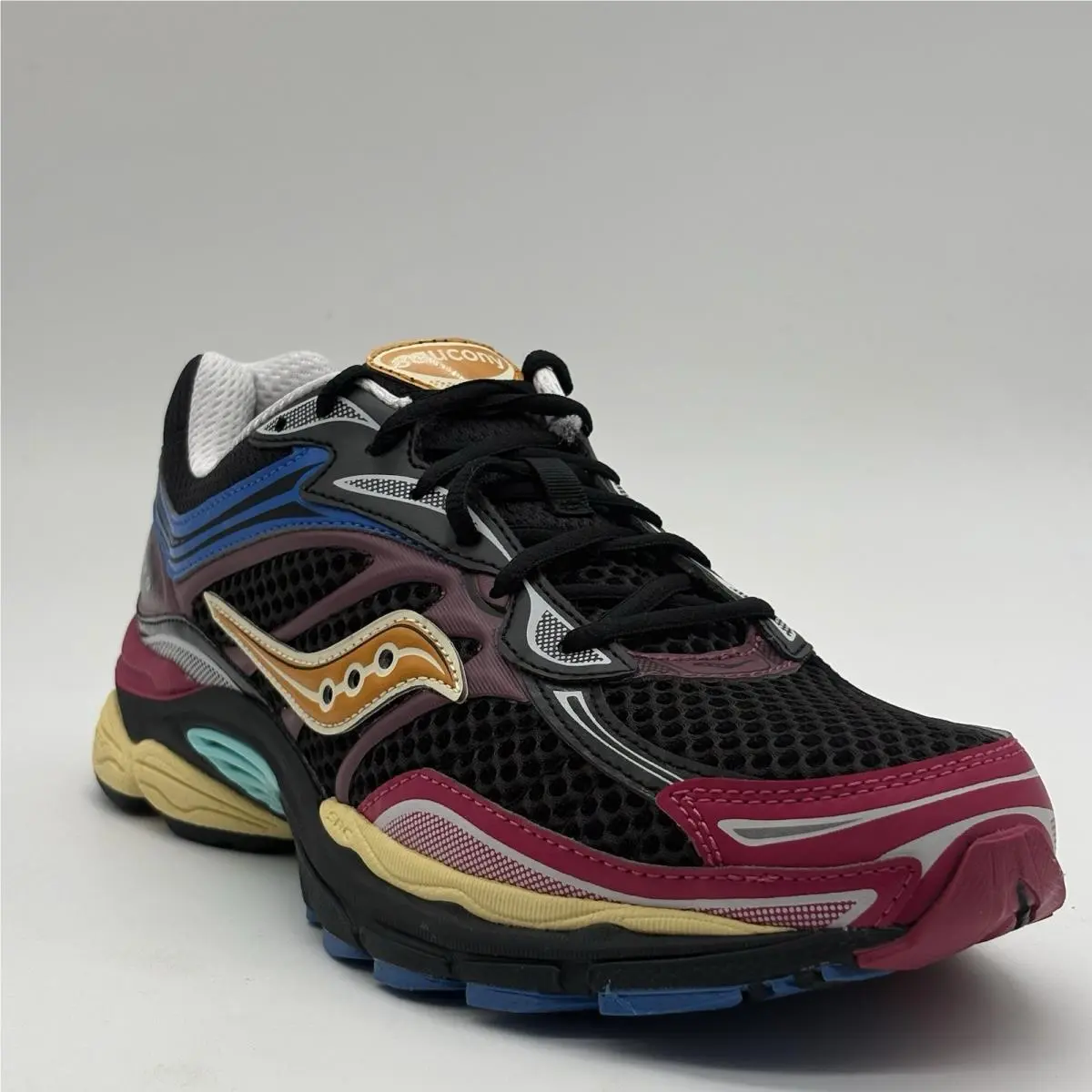 Saucony Progrid Omni 9 Black Blue Pink Shoe S70739 65 Mens Size 10 Sneakers