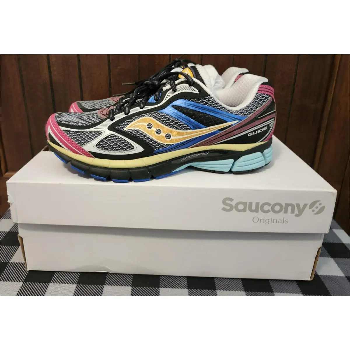 Saucony shoes - Saucony ProGrid Omni - ProGrid Omni - S70739-65 - BLACK/MULTI 0