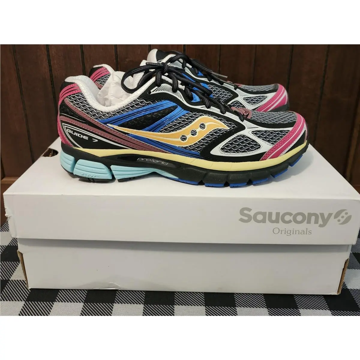 Saucony shoes - Saucony ProGrid Omni - ProGrid Omni - S70739-65 - BLACK/MULTI 1