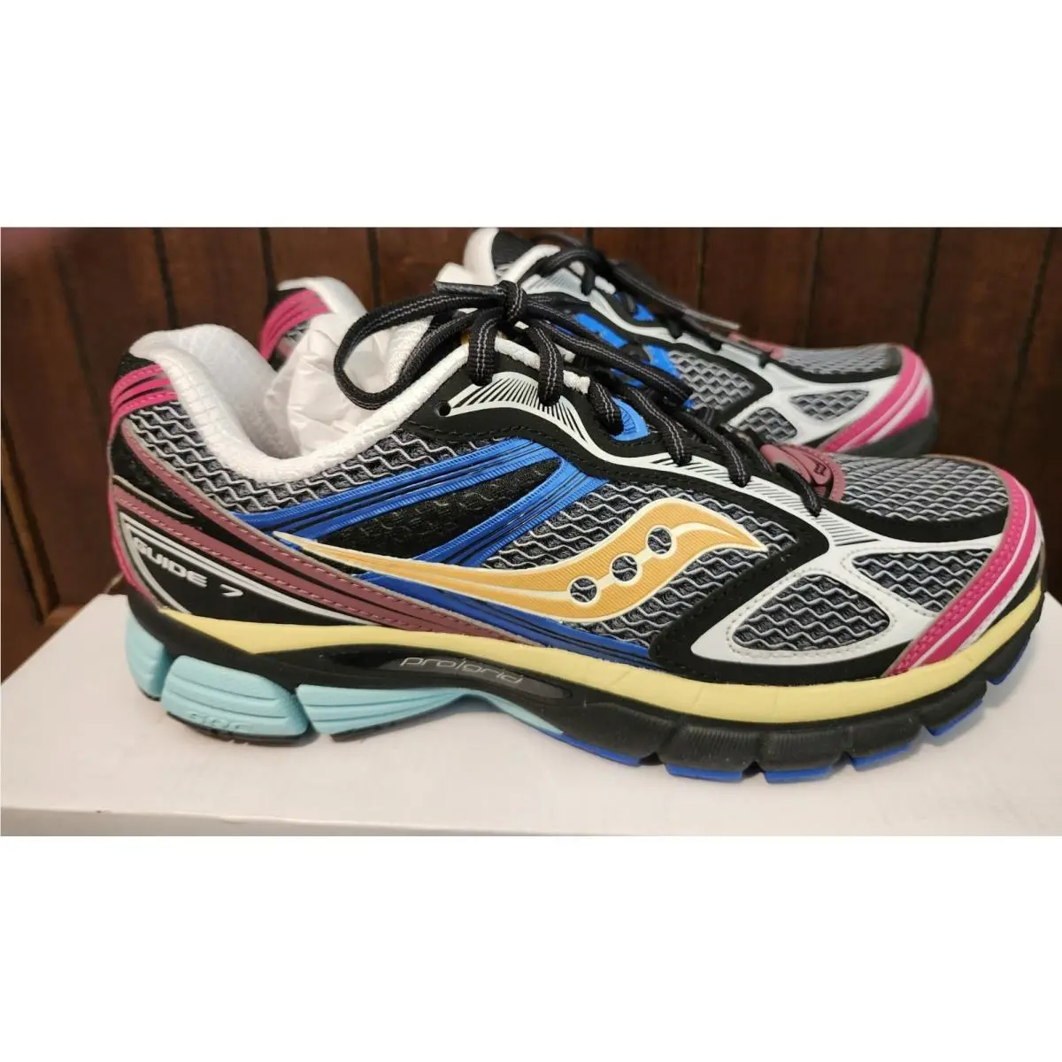 Saucony shoes - Saucony ProGrid Omni - ProGrid Omni - S70739-65 - BLACK/MULTI 2