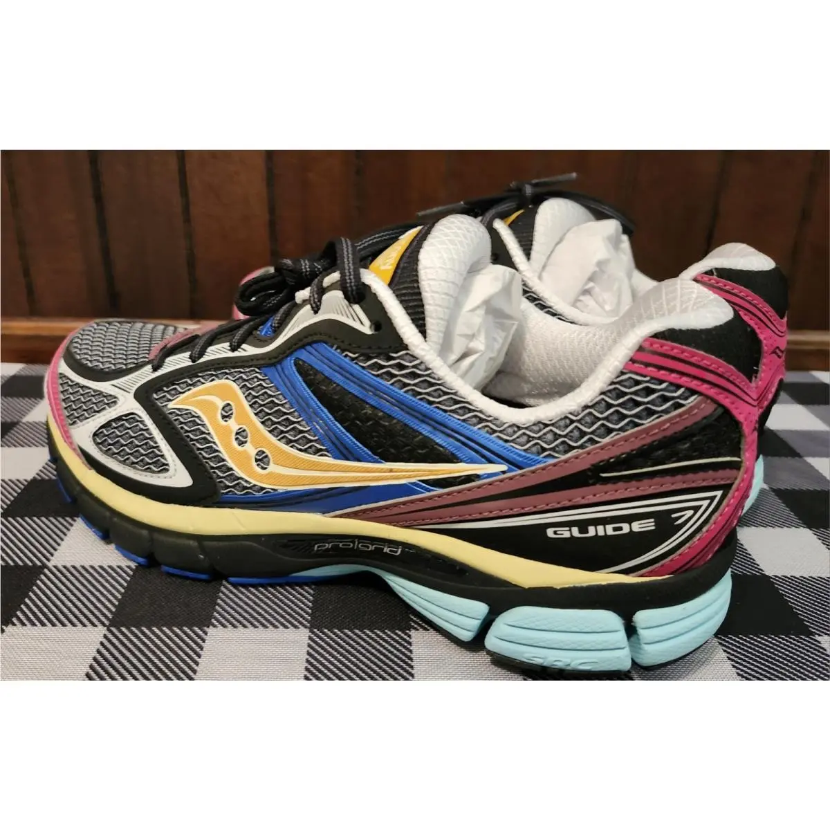 Saucony shoes - Saucony ProGrid Omni - ProGrid Omni - S70739-65 - BLACK/MULTI 4