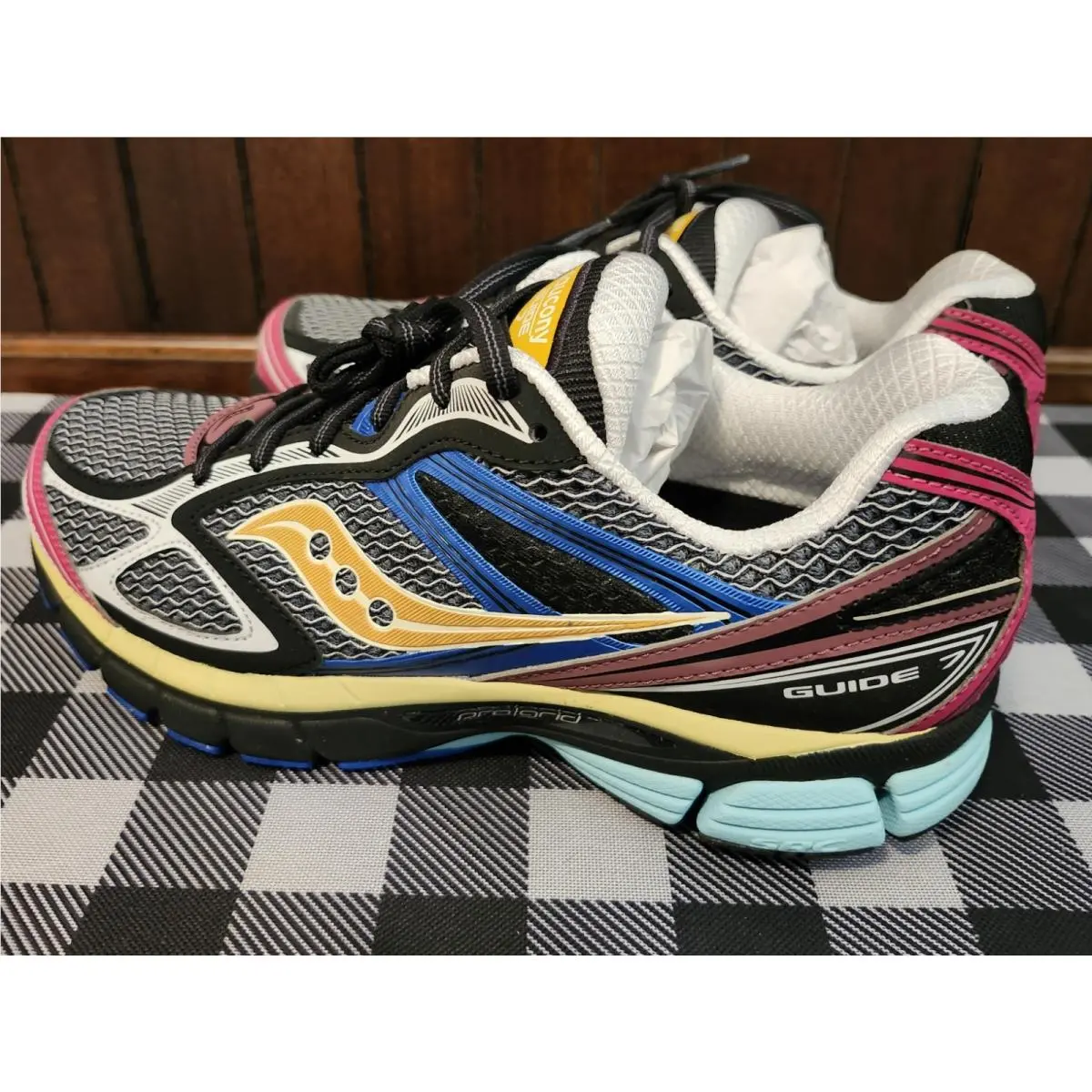 Saucony shoes - Saucony ProGrid Omni - ProGrid Omni - S70739-65 - BLACK/MULTI 6