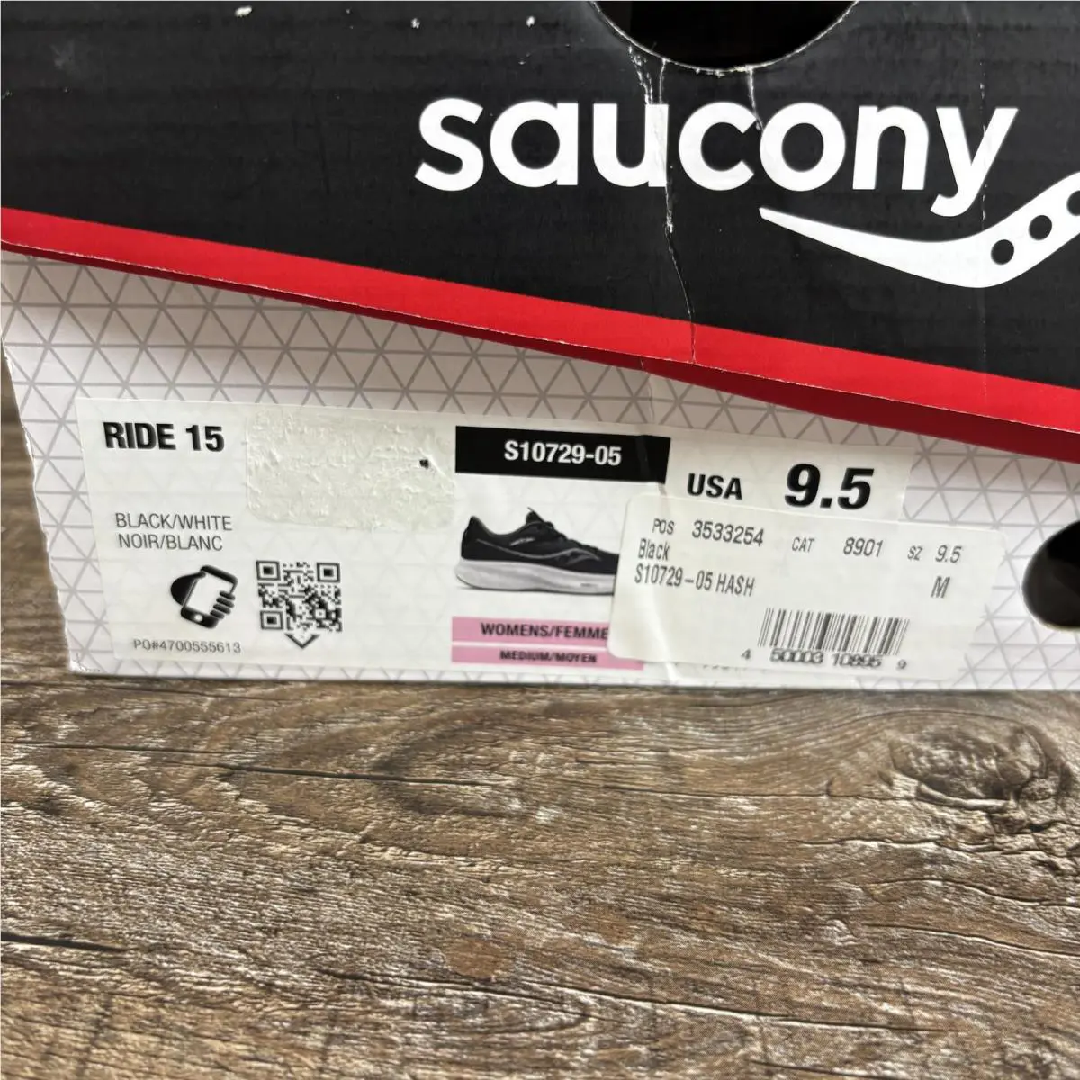 Saucony shoes - Saucony Ride 15 - Ride - S10729-05 - Black 7