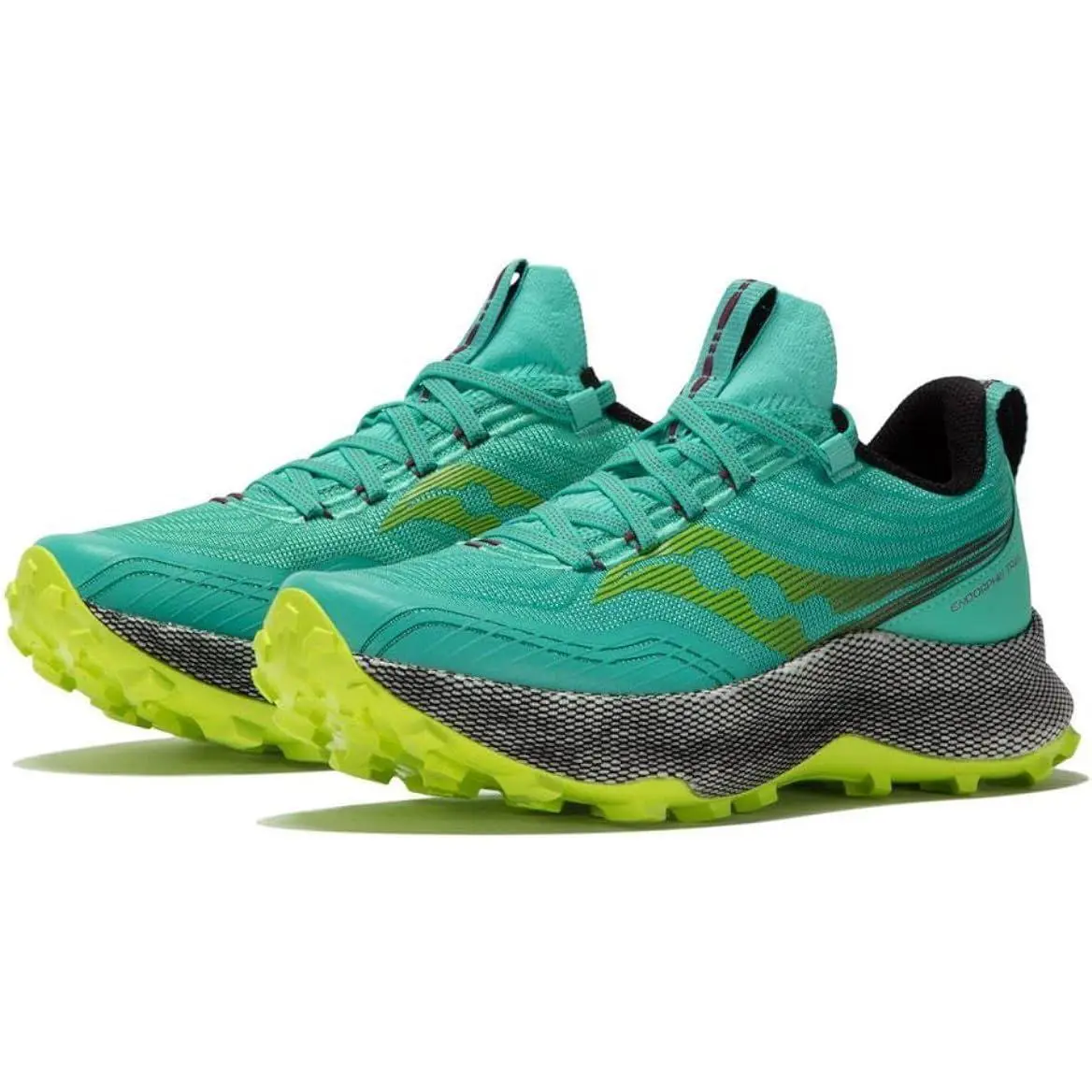 Saucony shoes - Endorphine Trail - Endorphine Trail - Teal, Manufacturer: Cool Mint/Acid 2