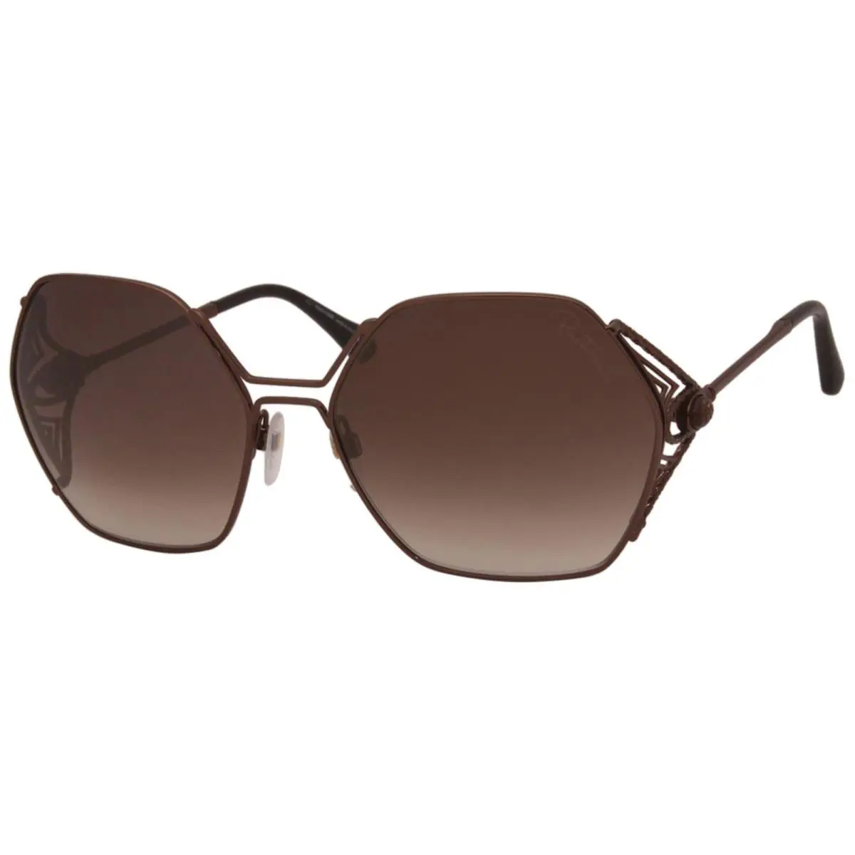 Roberto Cavalli Fosdinovo 1056 32G Sunglasses Brown-black/brown Gradient Lenses