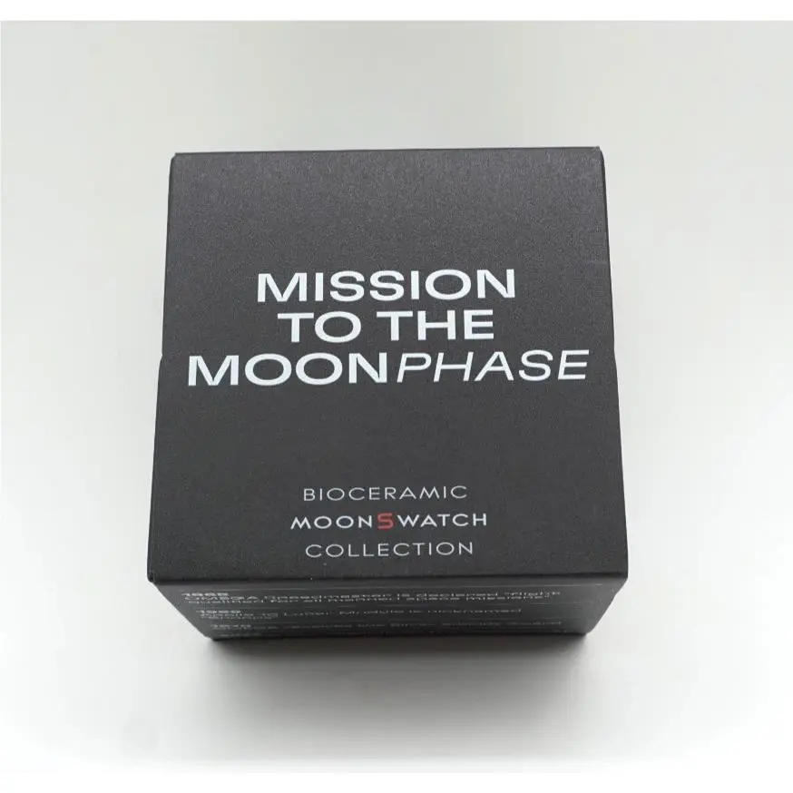 Oem Omega Swatch Mission to The Moonphase Snoopy Bioceramic SO33B700
