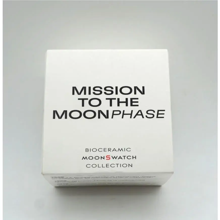 Oem Omega Swatch Mission to The Moonphase Snoopy Bioceramic SO33W700
