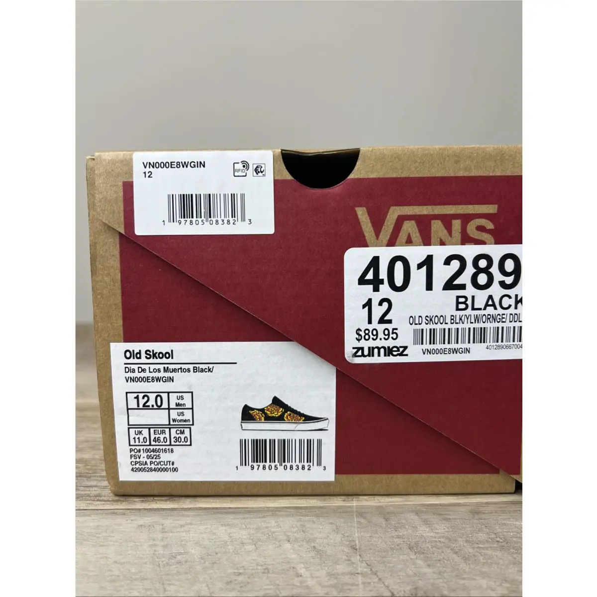 Vans shoes - Dia de los Muertos 2025 - Black 5