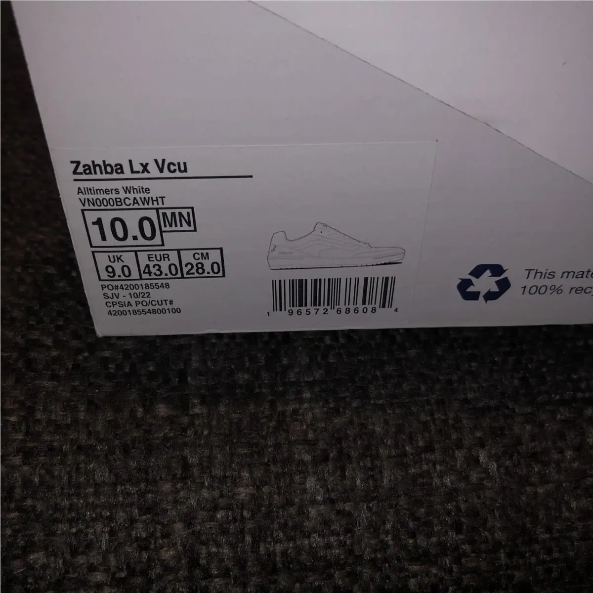Vans shoes - VANS Zahba - Zahba - FD4159-101 - White 1