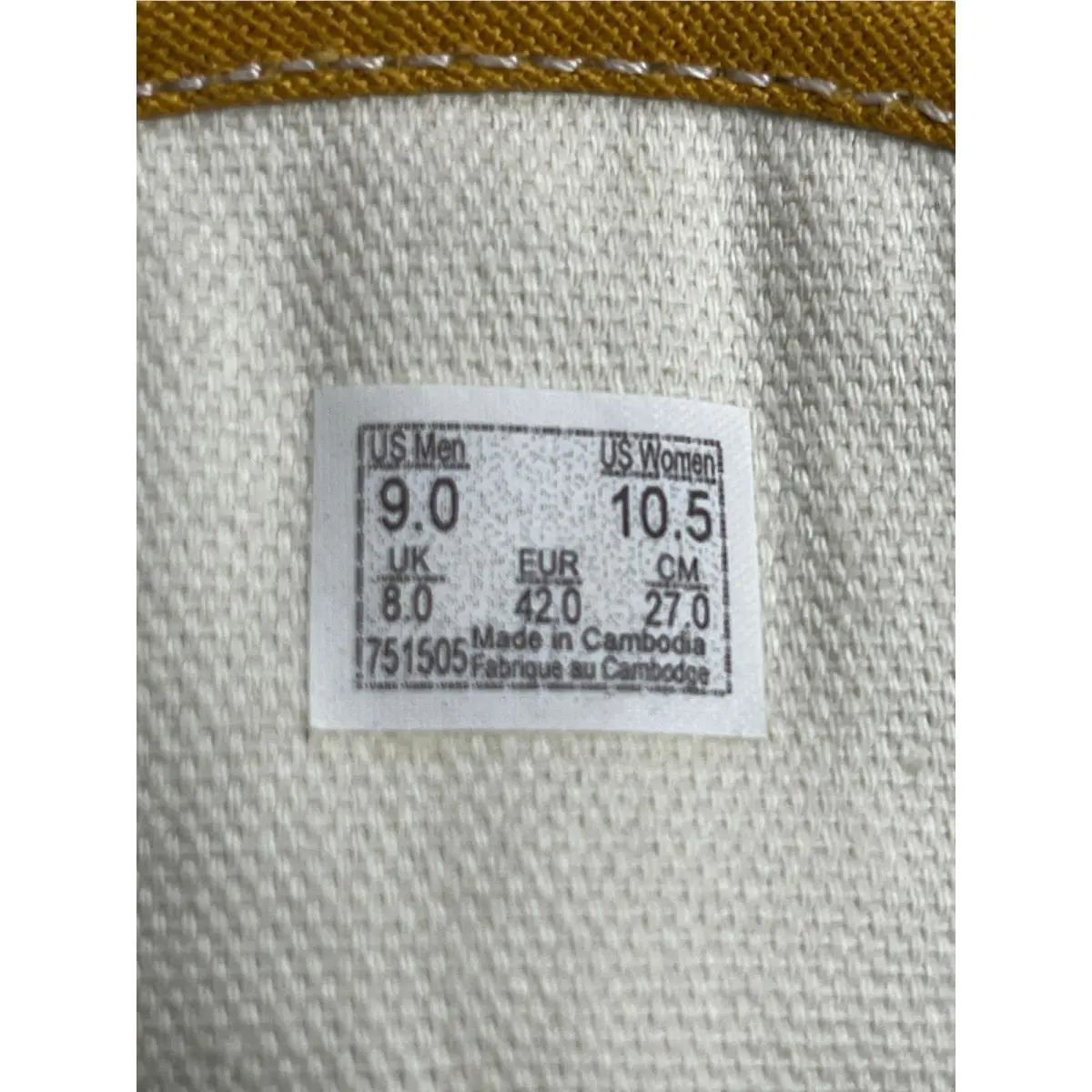Vans shoes - Yellow 2