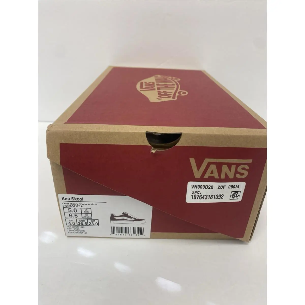Vans shoes - VANS Knu Skool - Knu Skool - Maroon 4