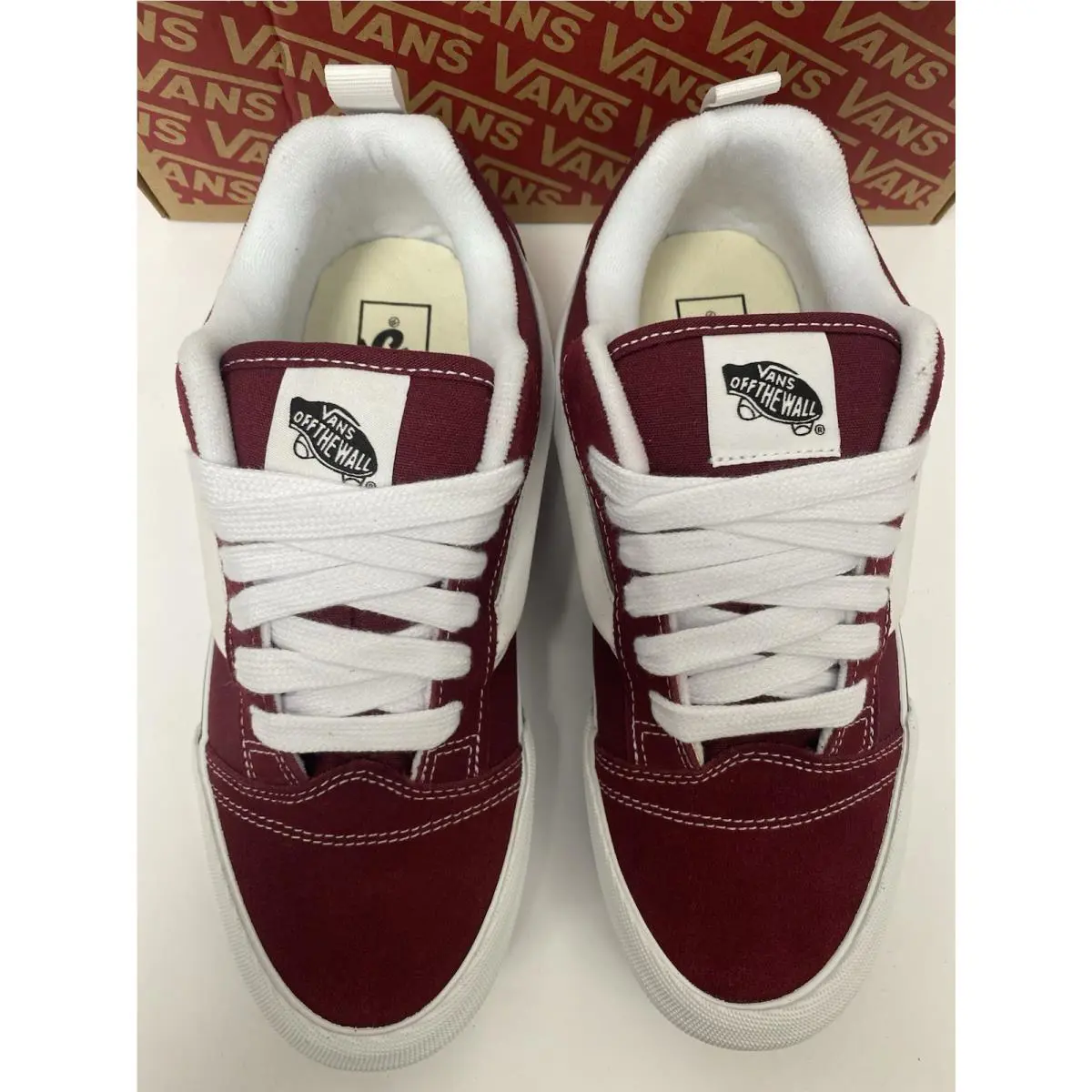 Vans shoes - VANS Knu Skool - Knu Skool - Maroon 2