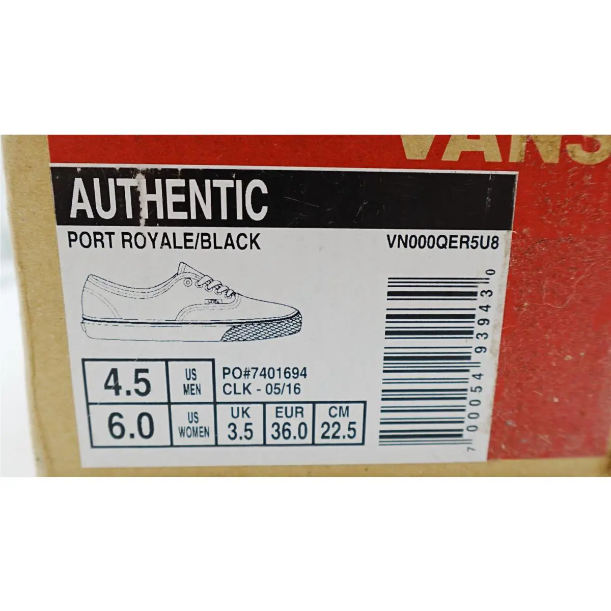 Vans shoes - Royale - Royale - Maroon 14