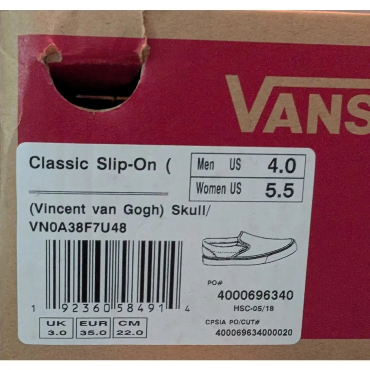 Vans shoes - VANS Authentic - Authentic - VN0A38EMU3W - Yellow 2