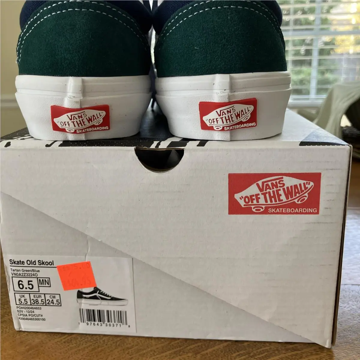 Vans shoes - VANS Old Skool - Old Skool - VN0A2Z3224O - Blue, Manufacturer: Blue/Green 4