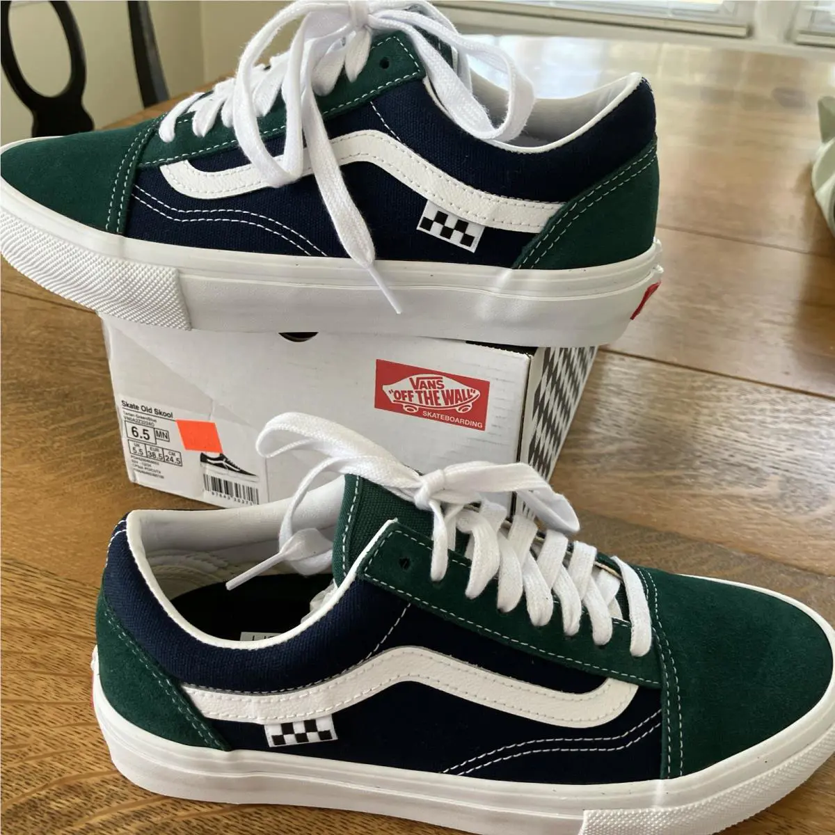 Vans shoes - VANS Old Skool - Old Skool - VN0A2Z3224O - Blue, Manufacturer: Blue/Green 6