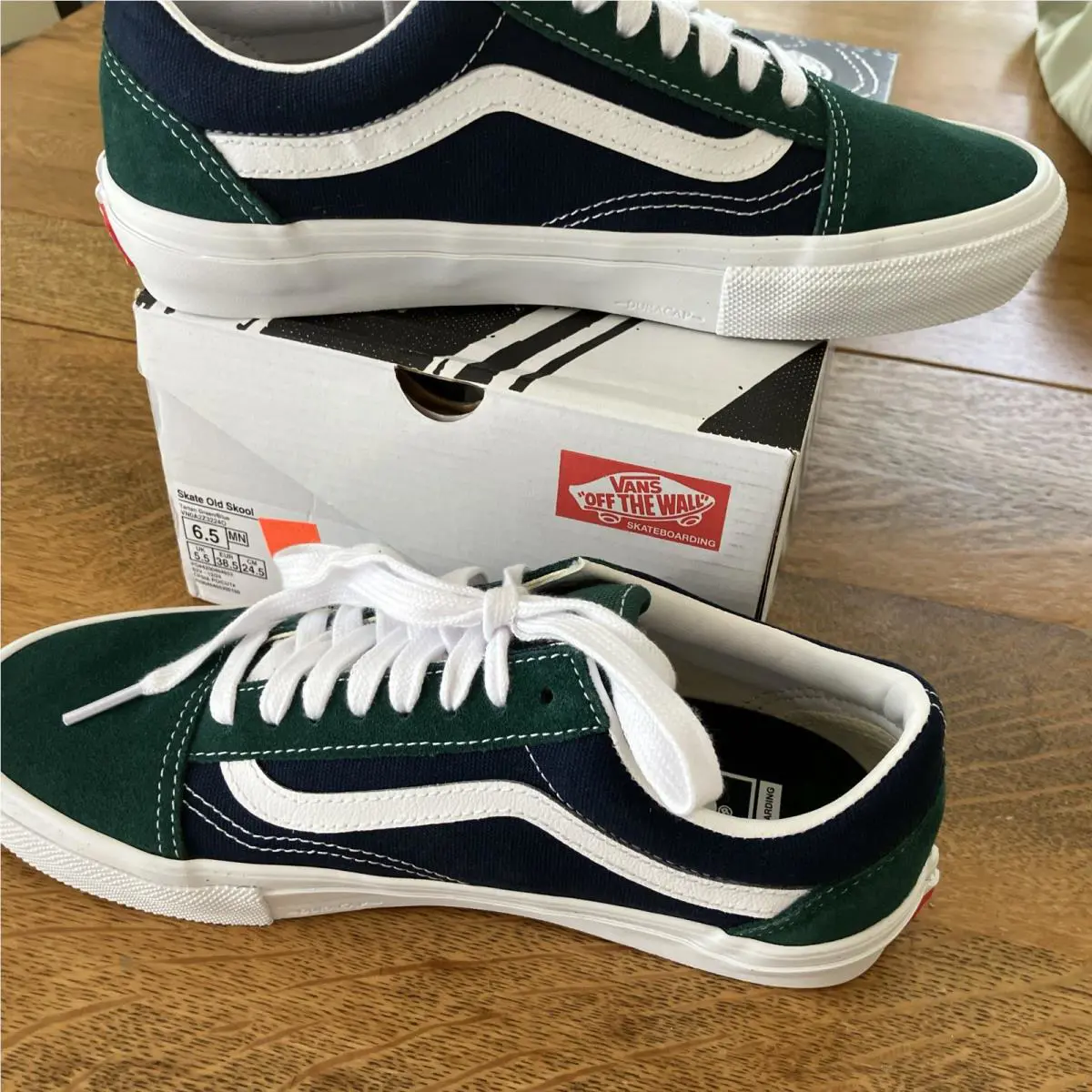 Vans shoes - VANS Old Skool - Old Skool - VN0A2Z3224O - Blue, Manufacturer: Blue/Green 7
