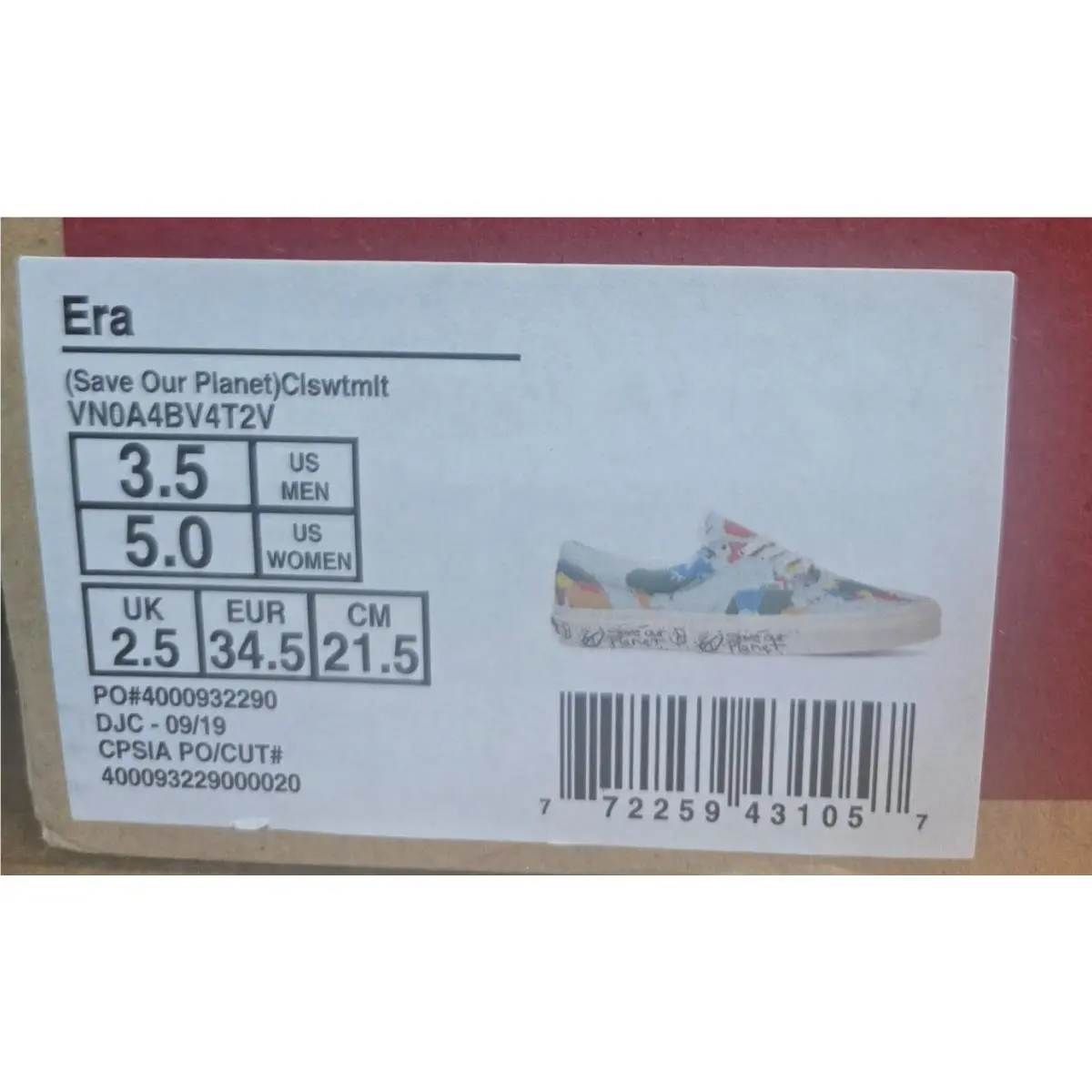 Vans shoes - VANS Off The Wall - Off The Wall - VN0A4BV4T2V - White/Multi 8