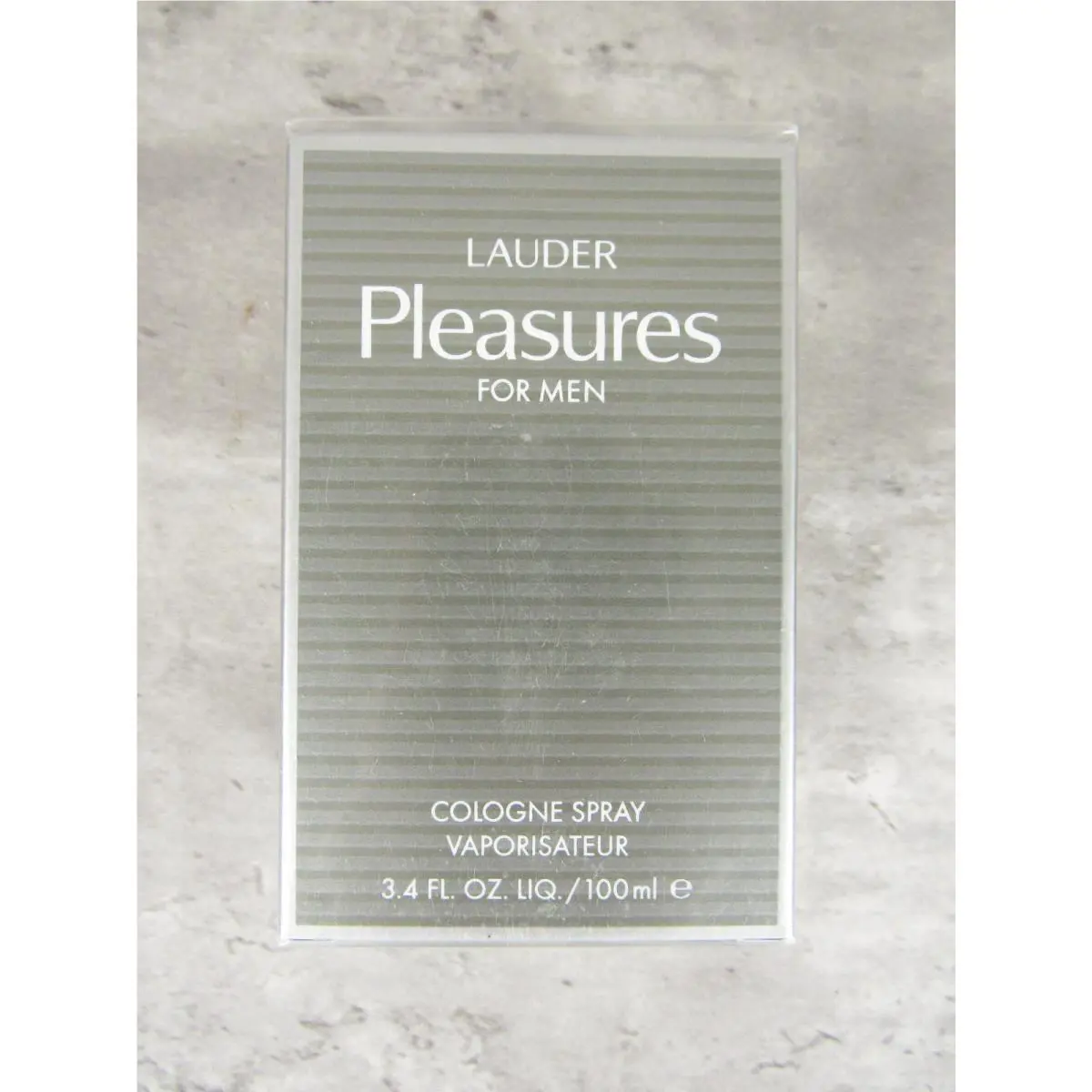 Vintage Estee Lauder Pleasures For Men Cologne Spray 100ml / 3.4oz Usa